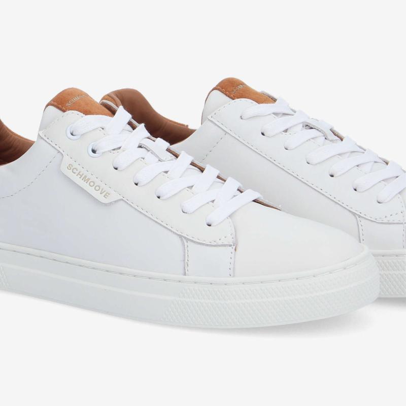 SPARKLE SNEAKER M - NAPPA/SUEDE - BLANC/MARRON